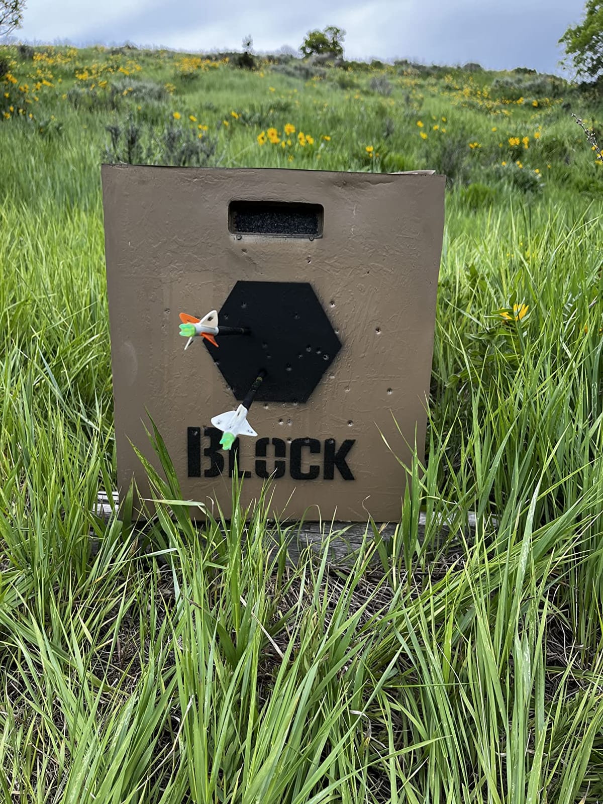 Block 6x6 Poly Fusion Archery Target 6-Sided, 18x18x16, Polyfusion Technology, Black customer photo 2