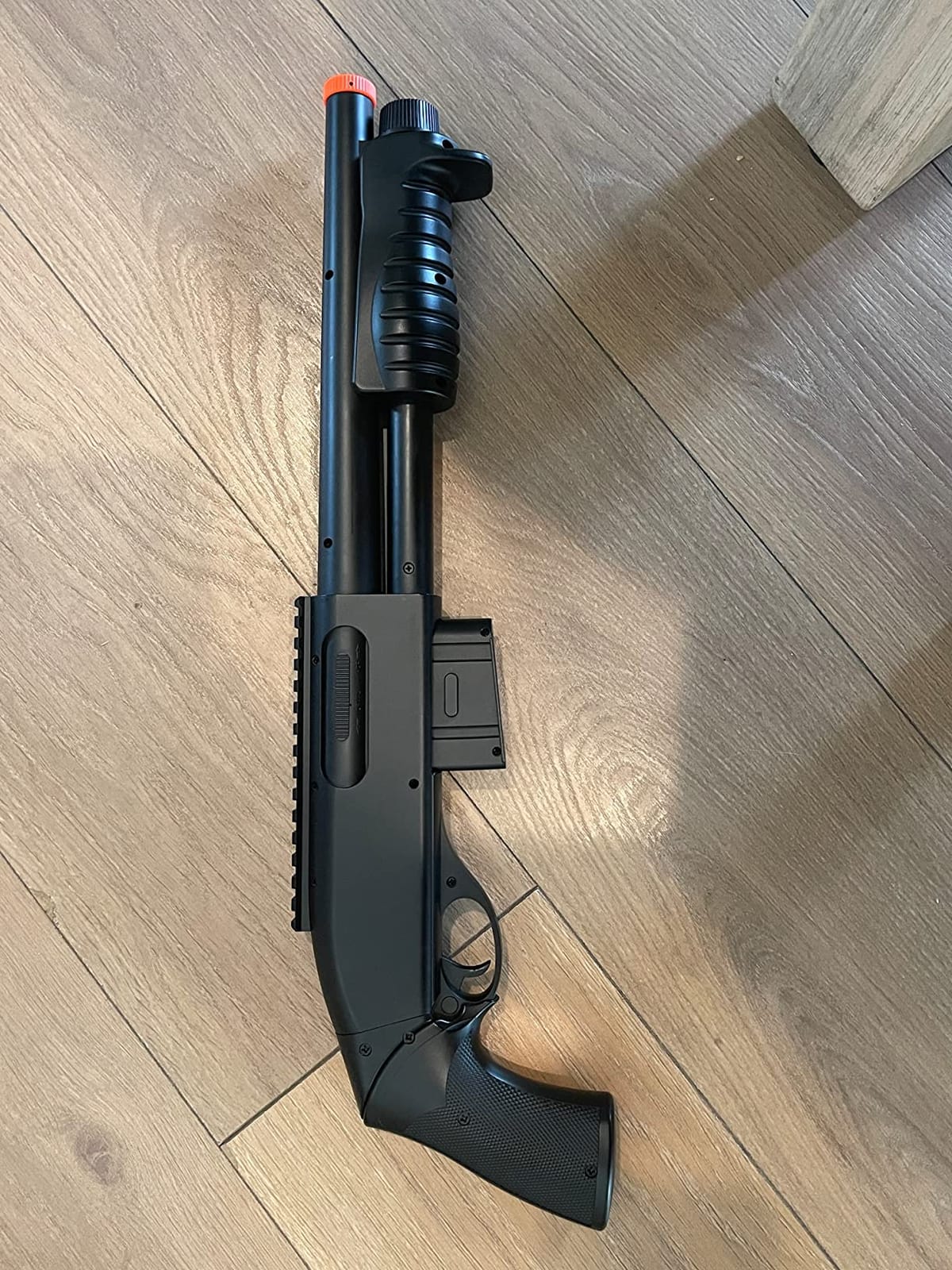 350 FPS DOUBLE EAGLE M401 Pump Action Spring Powered Airsoft Shotgun w/ 6mm BBS customer photo 2