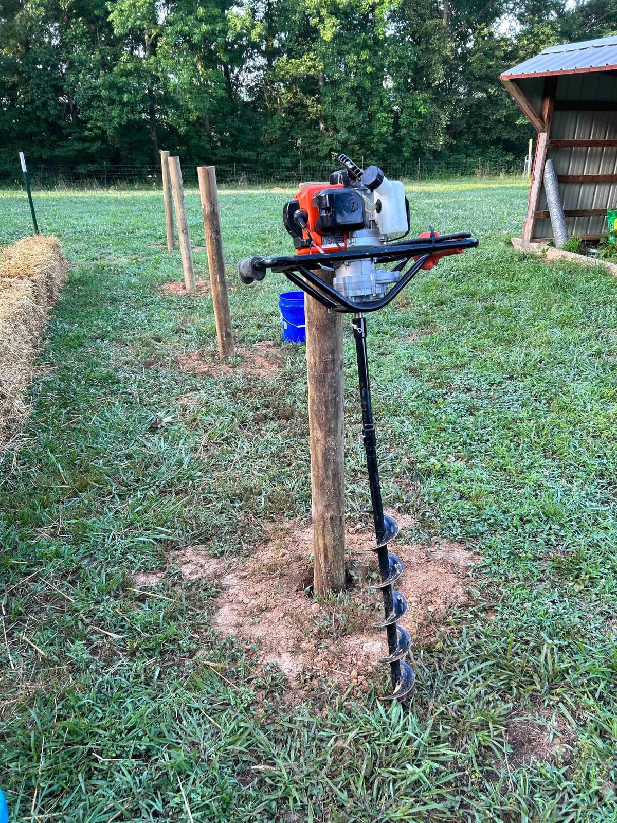 PROYAMA 54cc Post Hole Digger, Gas Powered Easy Start Earth Auger Digger customer photo 2