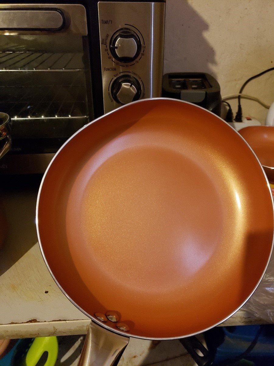 Copper Pan 10-Piece Set Luxury Induction Cookware Set Non-stick customer photo 1