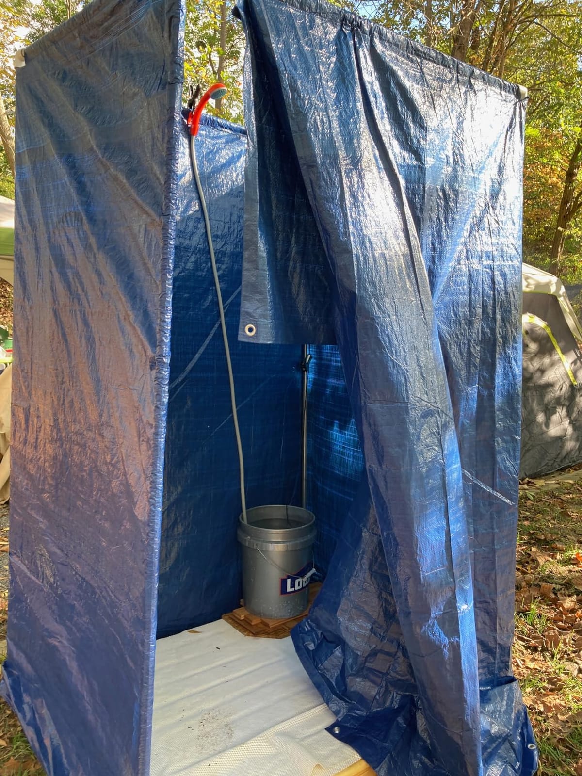 KEDSUM Portable Shower, Portable Camp Shower Pump with Rechargeable Battery, Portable Shower for Camping, Portable Outdoor Shower Head for Camping, Hiking, Traveling(+ Handheld Sprayer) customer photo 1