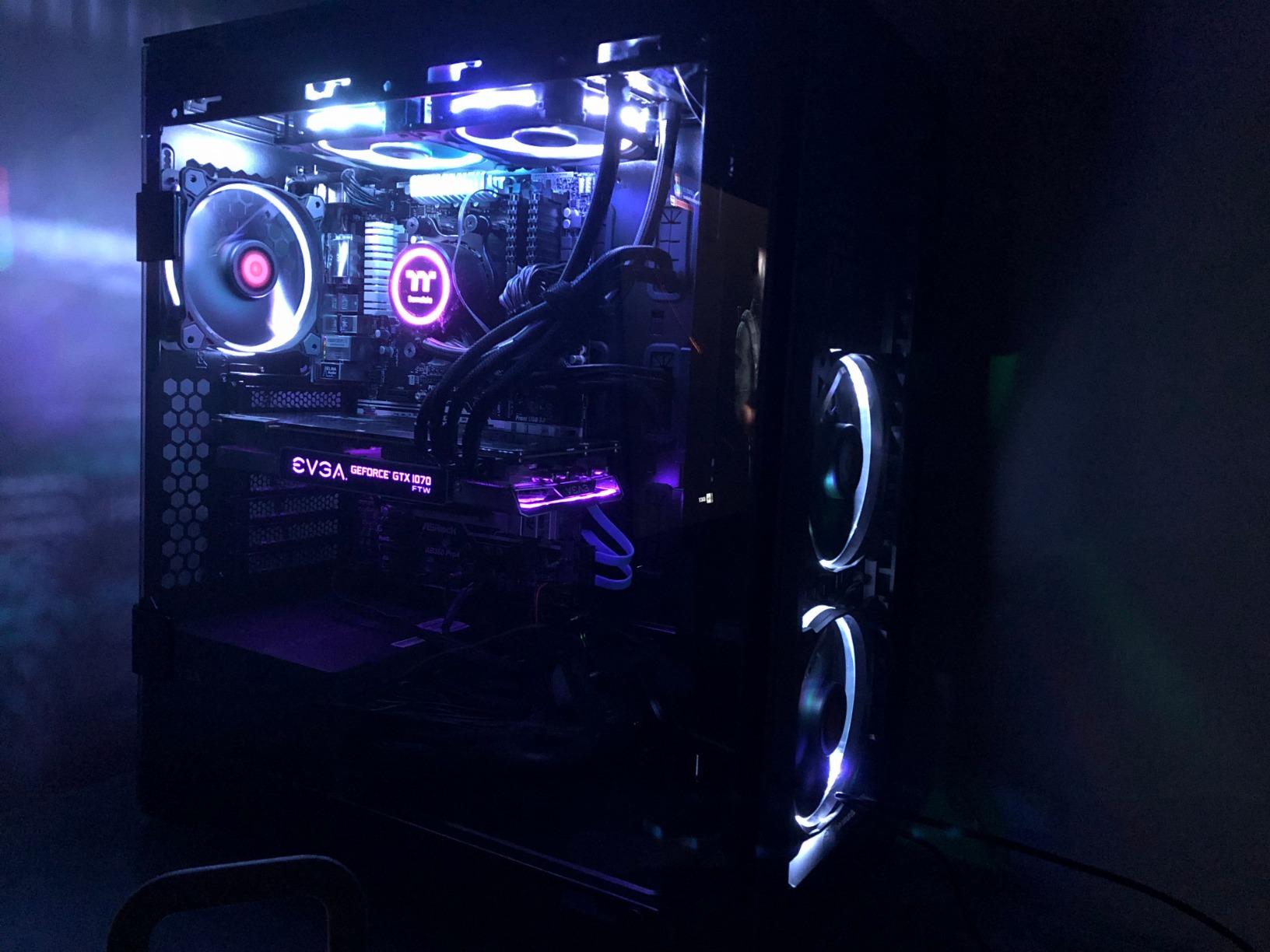 Thermaltake Floe 280mm, 16.8 Million Color Software Enabled (TT RGB Plus/Alexa/Razer Chroma), AMD (AM5/AM4)/Intel (LGA 2066/1200), AIO CPU Liquid Cooler CL-W167-PL14SW-A For Desktop customer photo 2