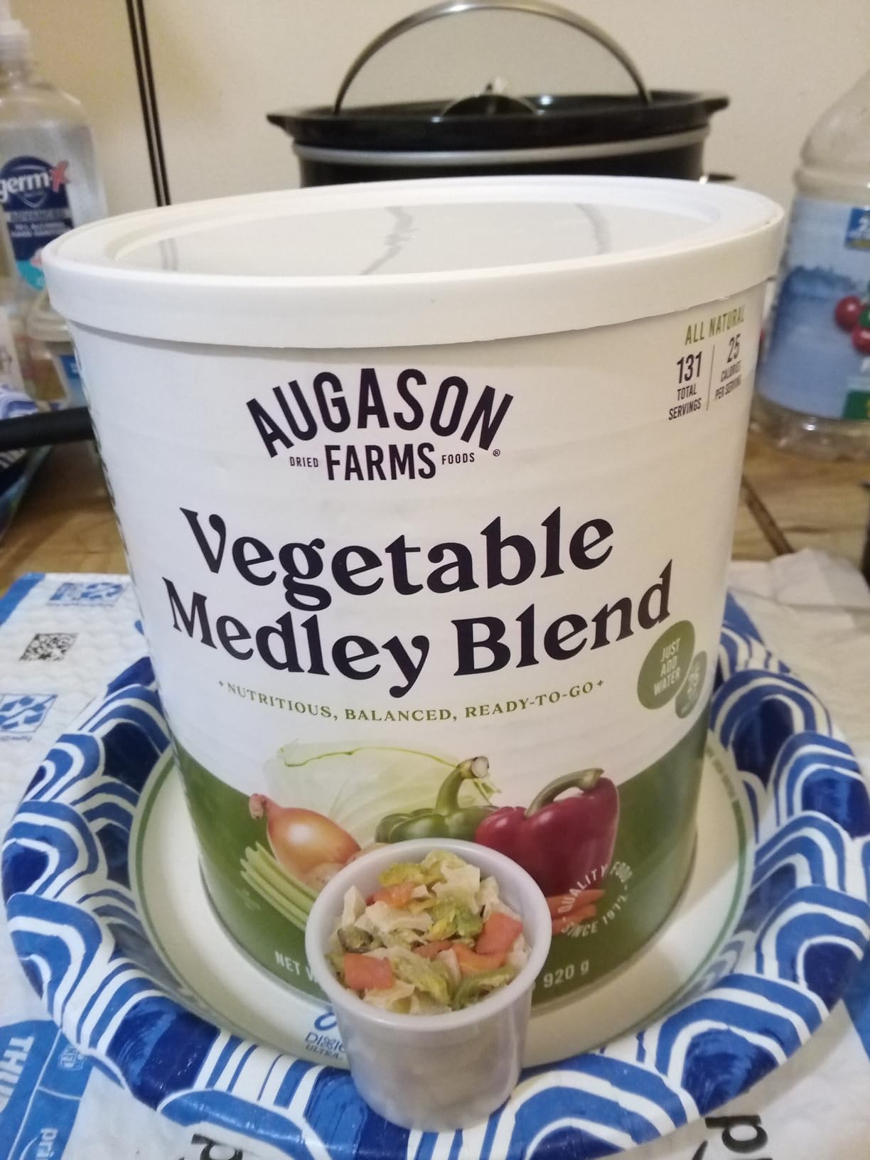 Augason Farms Vegetable Medley Blend Emergency Food Supply, 778 Servings customer photo 1