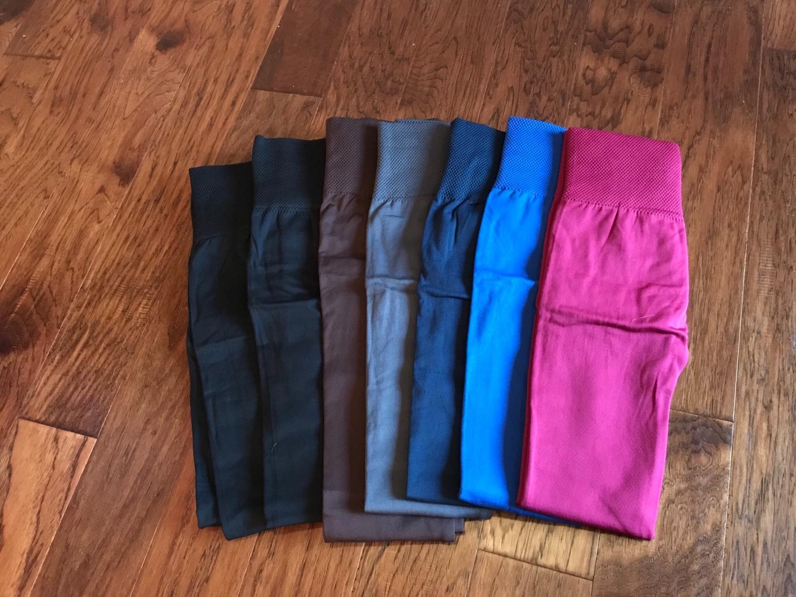 Moon Wood 7 Pack Women’s Fleece Lined Leggings High Waist Soft Stretchy Winter Warm Lounge Pajama Leggings customer photo 2