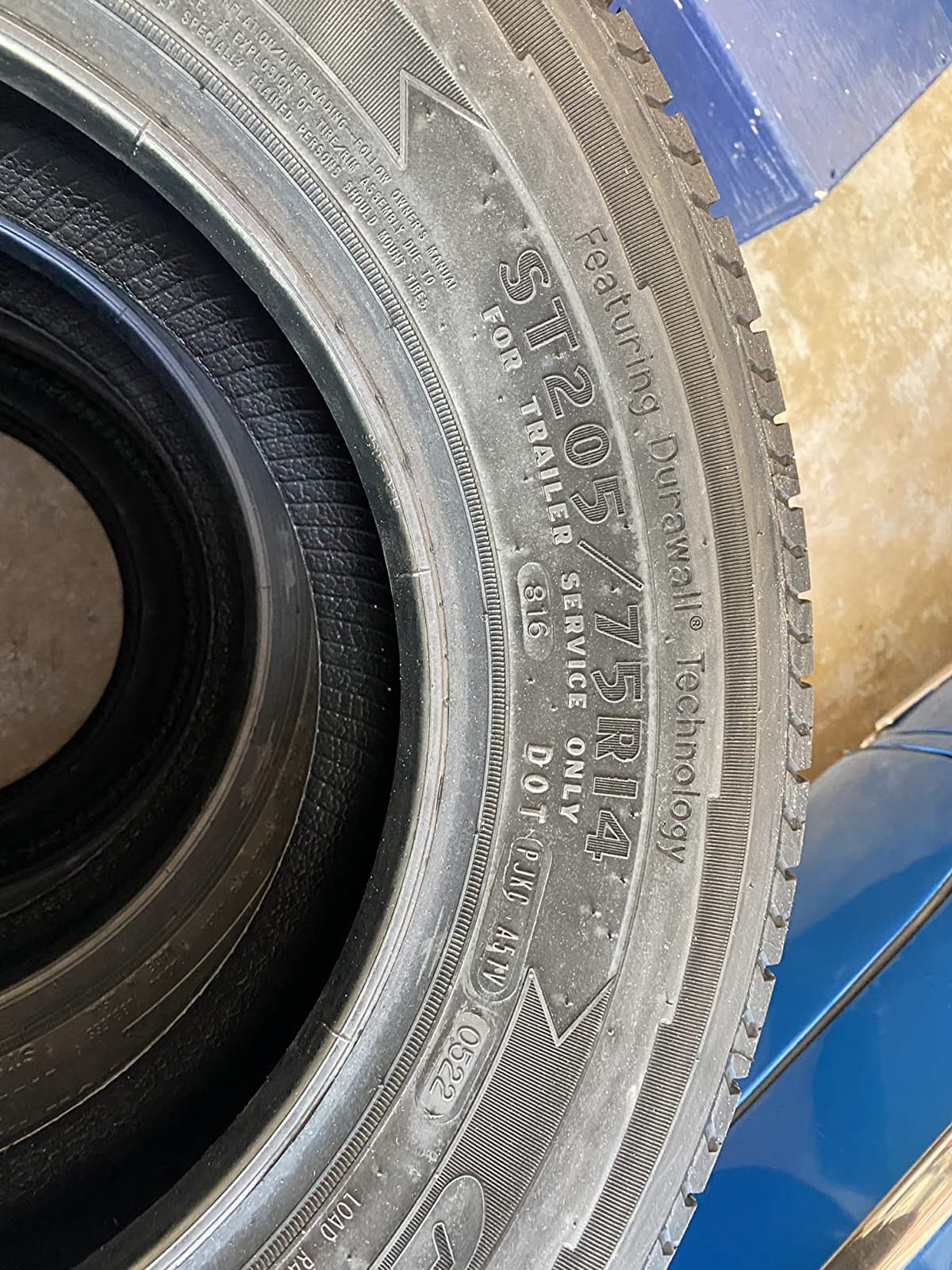 GOODYEAR ENDURANCE - ST205/75R14 105N D/8 BW customer photo 2