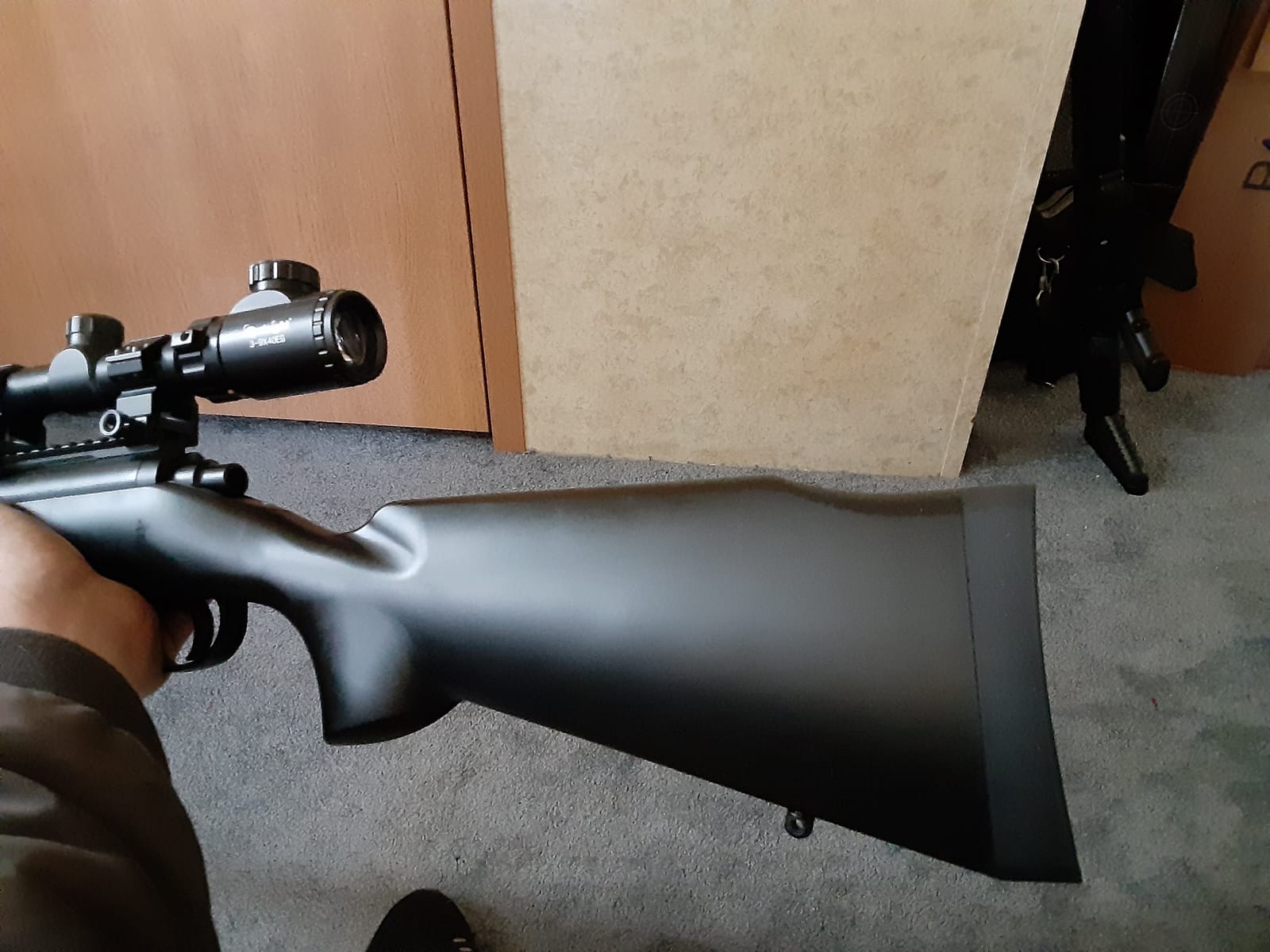 BBTac Airsoft Sniper Rifle M61 - Bolt Action Powerful Spring Airsoft Gun, Extreme Power Accurate Sniping with .20g 6mm BBS Ammo customer photo 2
