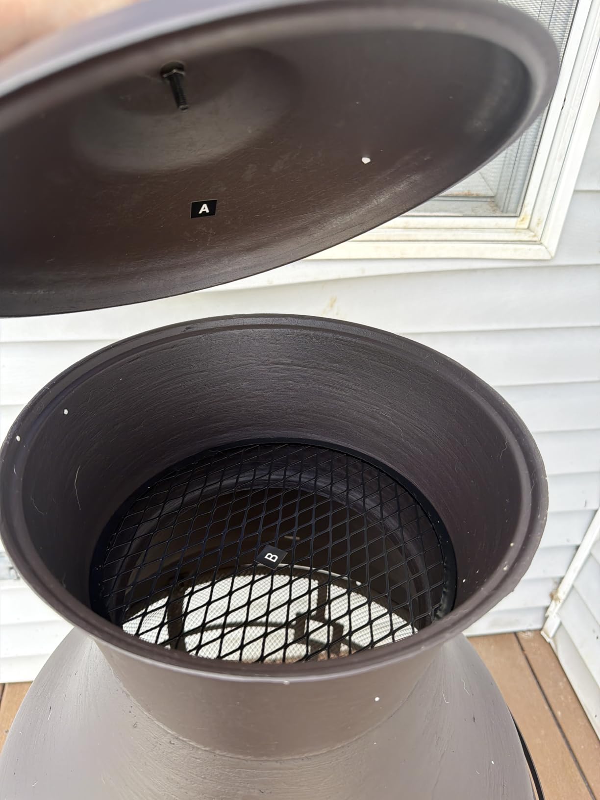 BALI OUTDOORS Chiminea Outdoor Fireplace customer photo 1