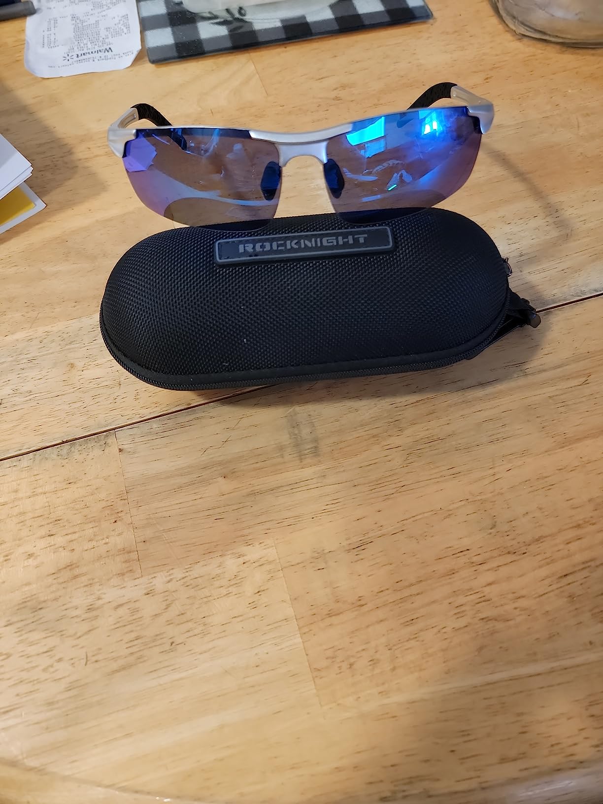 ROCKNIGHT Driving Polarized Sunglasses for Men with Al-Mg Frame Outdoor Use customer photo 1