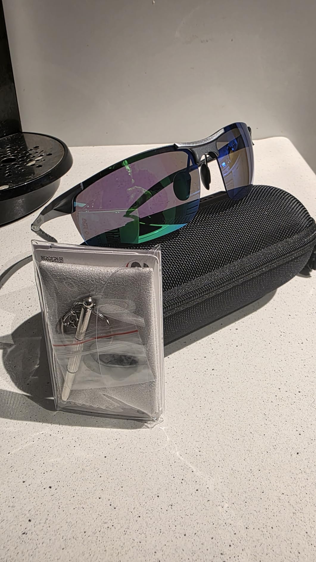 ROCKNIGHT Driving Polarized Sunglasses for Men Golf Outdoor Use Al-Mg Frame customer photo 1
