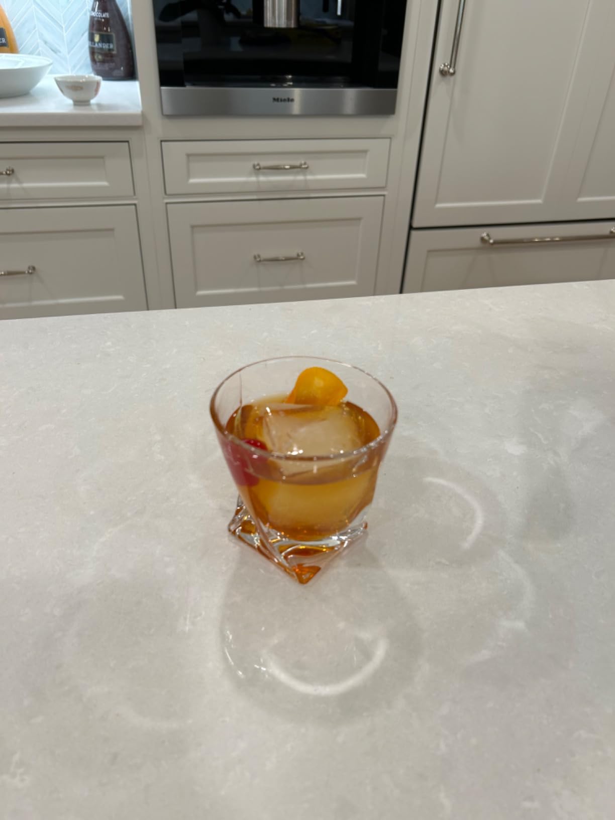 KANARS Whiskey Glasses Set of 4 Crystal Old Fashioned Cocktail Glass 10 Oz customer photo 2