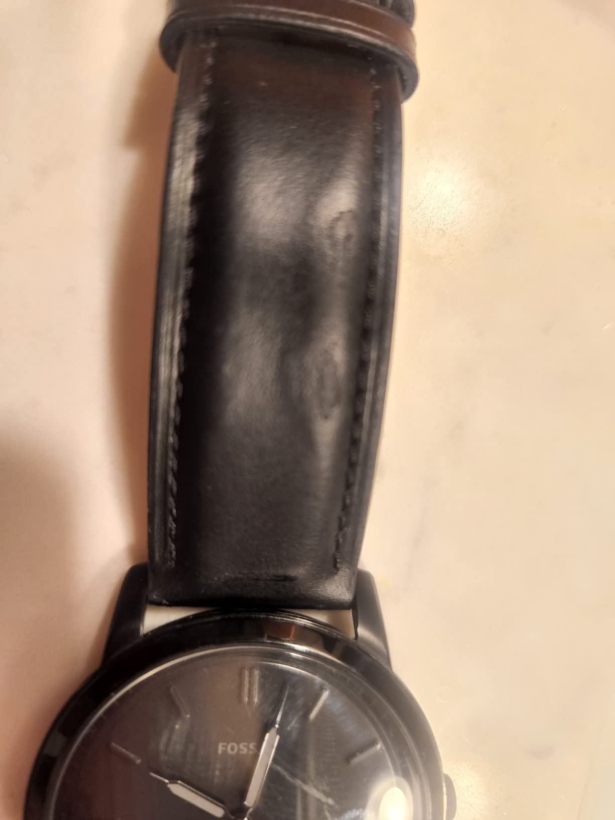 Fossil Men's Minimalist Quartz Stainless Steel Three-Hand Watch for Men customer photo 2