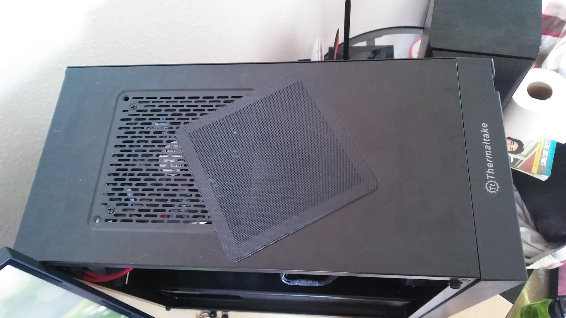 Thermaltake Versa H18 Tempered Glass Black Spcc Micro ATX Gaming Computer Case CA-1J4-00S1WN-01 customer photo 1