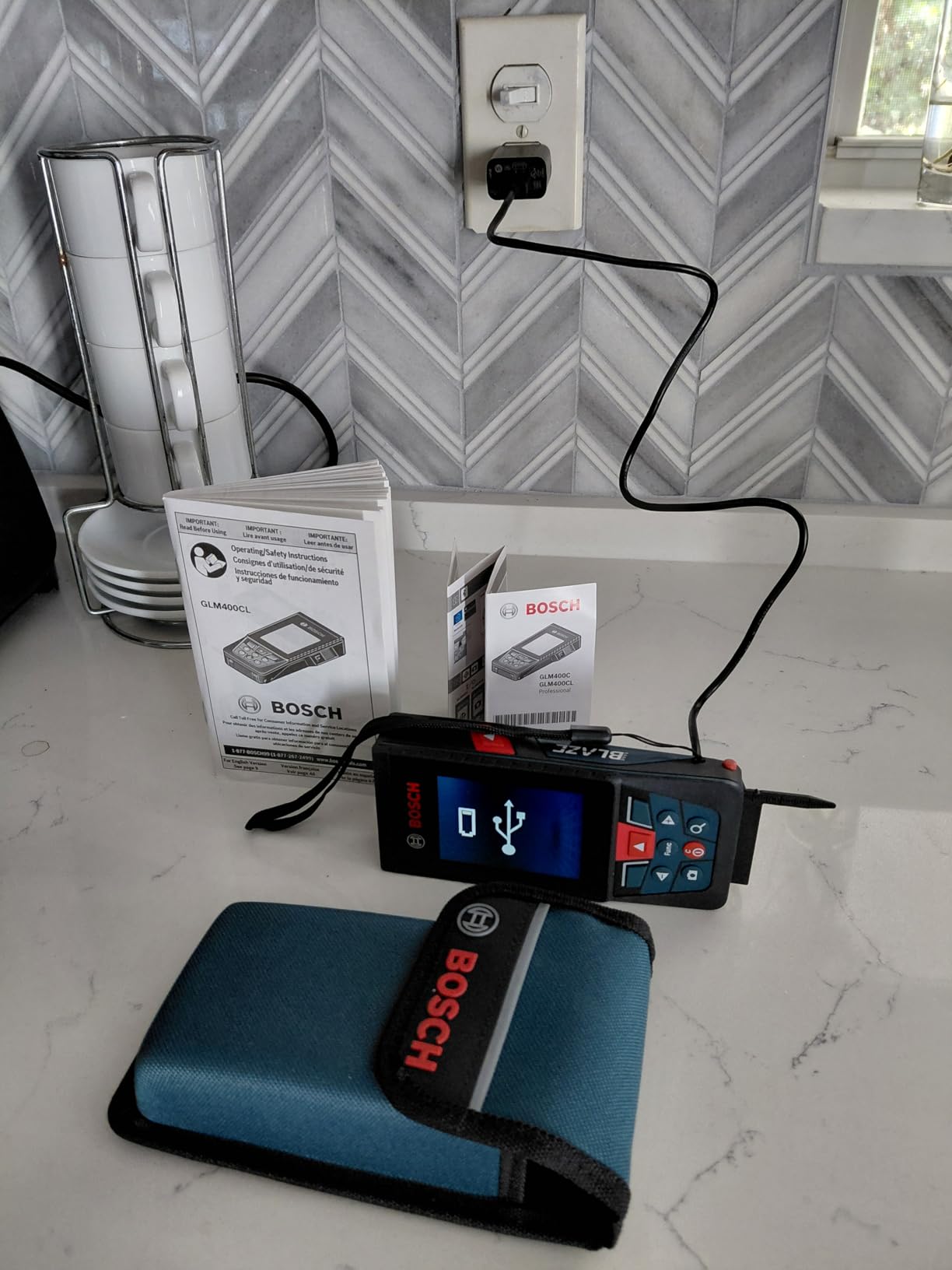 BOSCH PRO GLM400CL Blaze Outdoor 400 Ft. Connected Laser Measure customer photo 1
