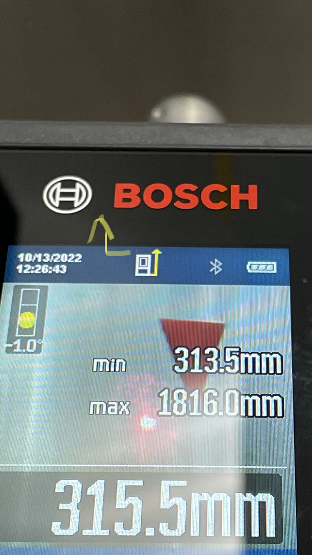 BOSCH PRO GLM400CL Blaze Outdoor 400 Ft. Connected Laser Measure customer photo 2