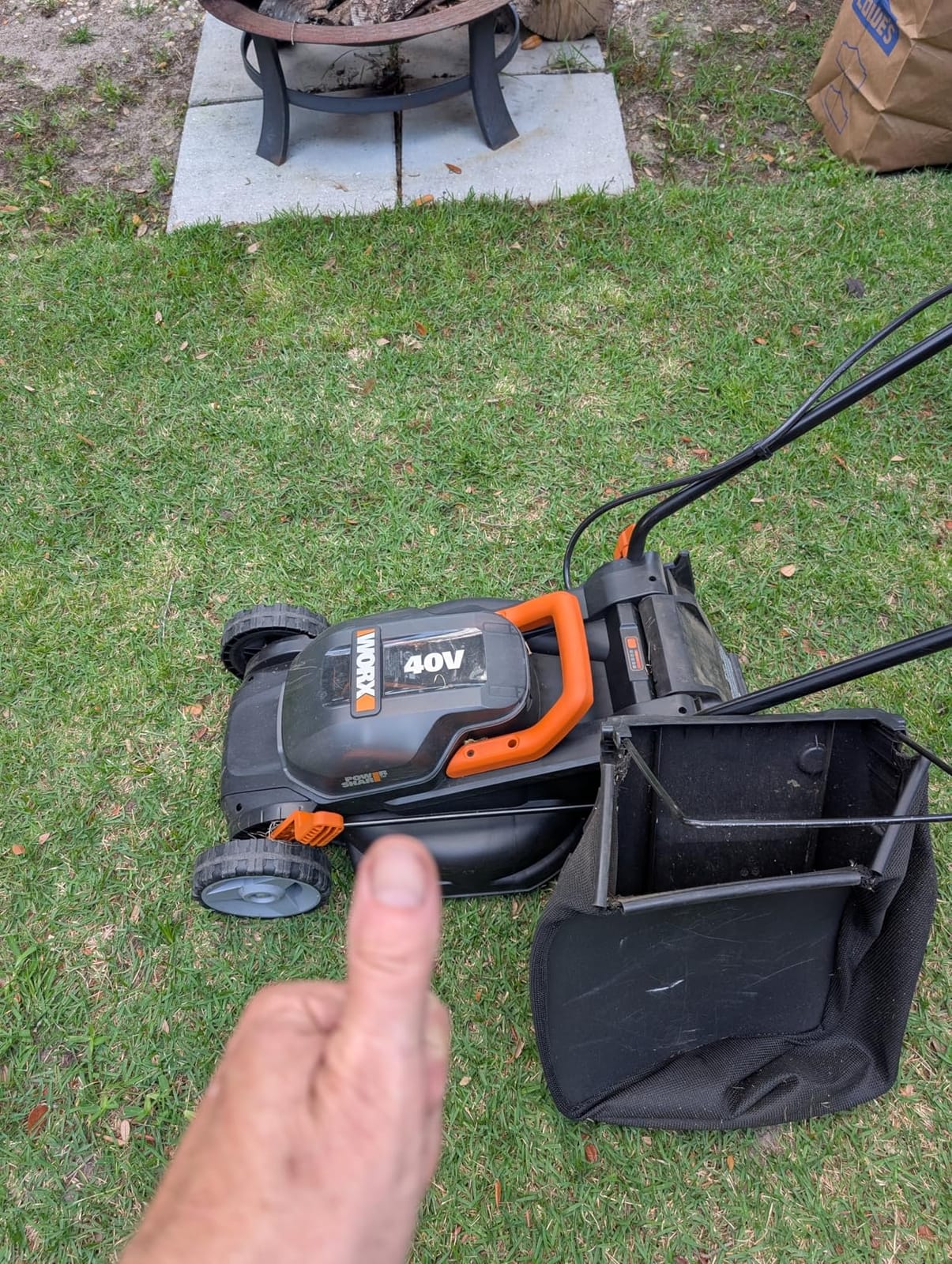 WORX Cordless Lawn Mower, 40V 14