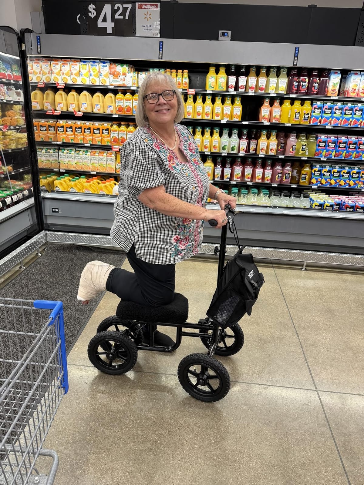 Vive Mobility All Terrain Knee Scooter Walker for Foot Injuries - Adult customer photo 2