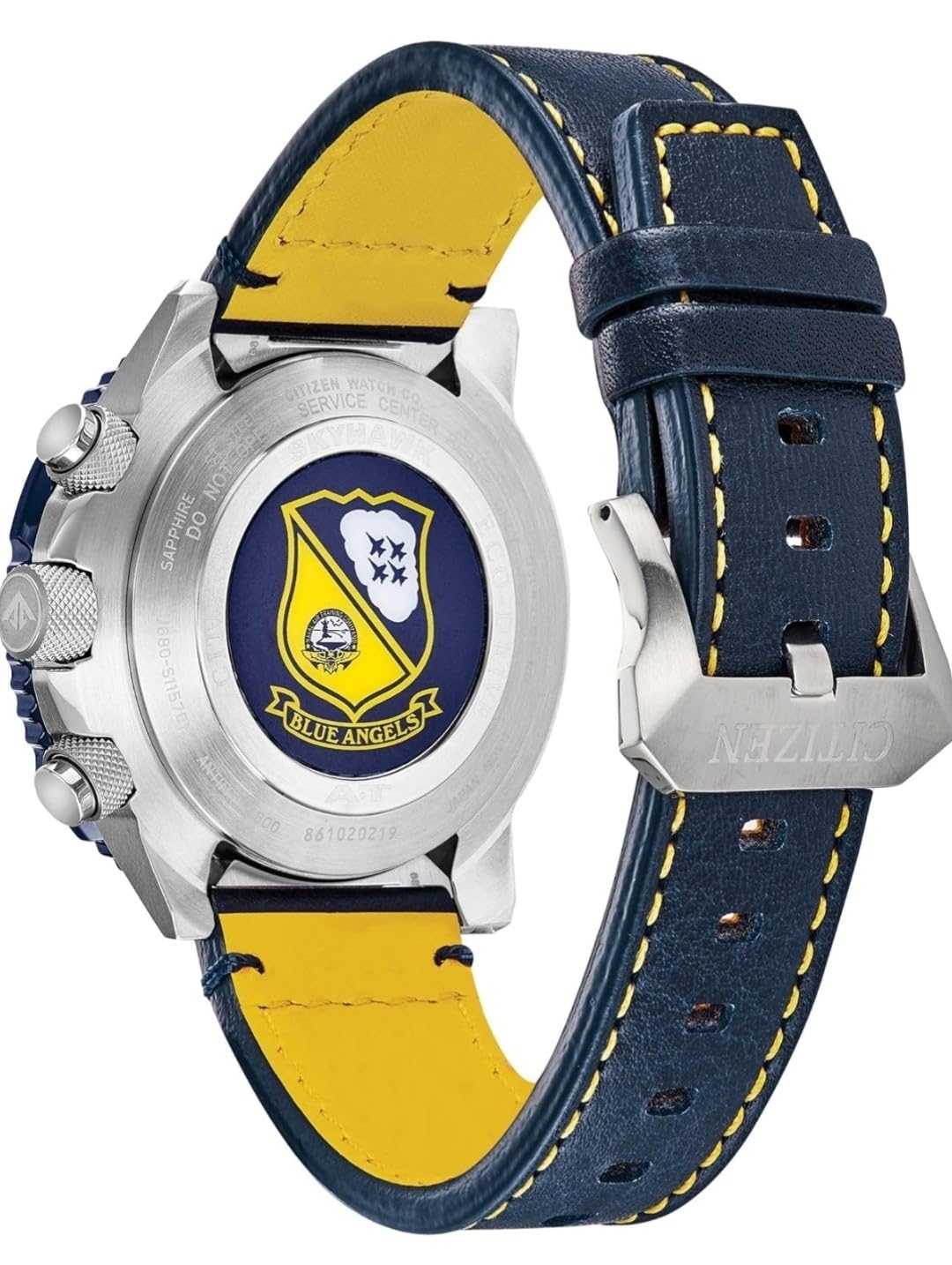 CITIZEN Men's Blue Angels Eco-Drive 45mm Stainless Steel JY8078-01L customer photo 2