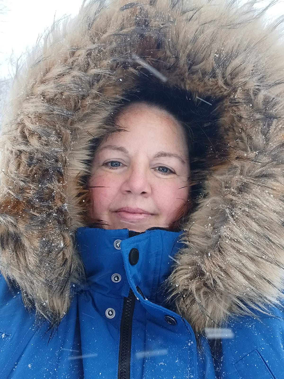 ALPINE NORTH Glacier Women’s Vegan Down Winter Coat with Faux Fur Hood - Parka Jacket for Women customer photo 2