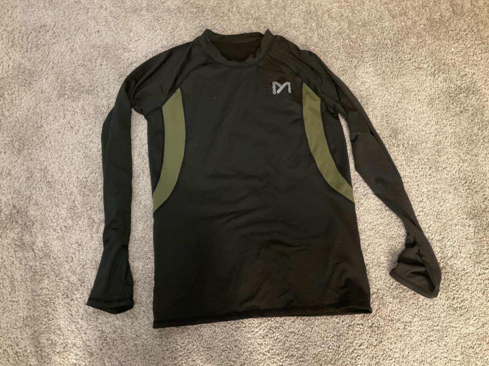MEETYOO Thermal Underwear for Men, Winter Gear Long Johns Base Layer Top and Bottom Set for Skiing Running customer photo 2