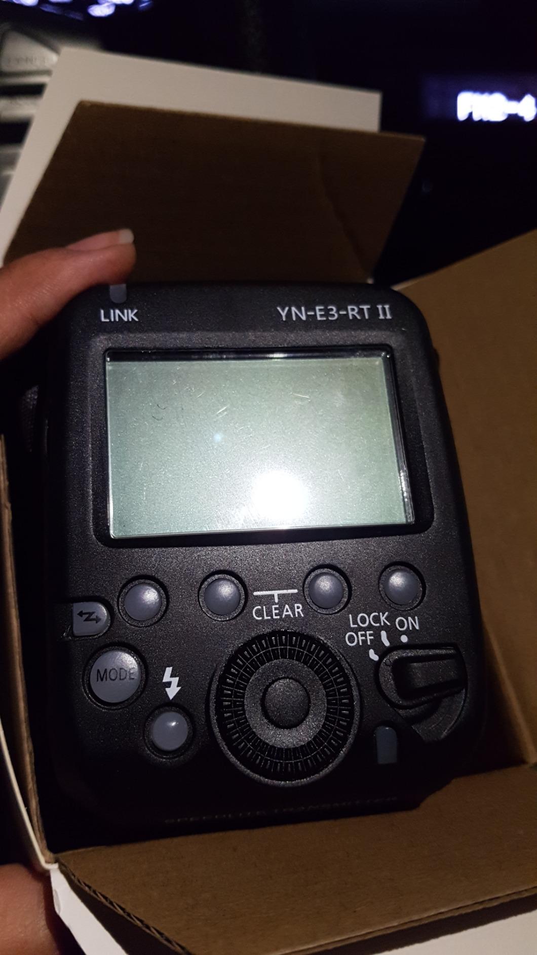 YONGNUO YN-E3-RT II Flash TTL Trigger for YN600EX-RT, as Canon ST-E3-RT customer photo 2