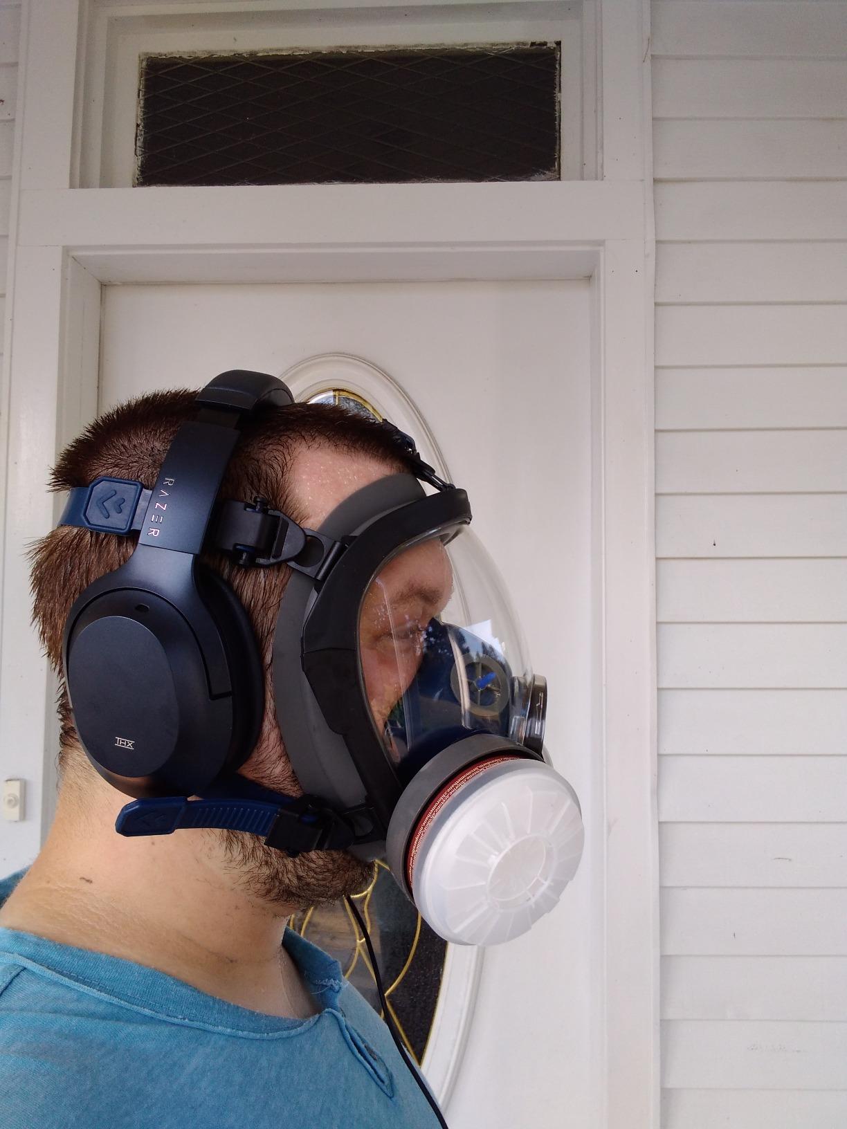 Parcil Distribution Full Face Respirator Mask - Air Purifying, Organic Vapor & Particulate - Industrial Use - CE Tested customer photo 1
