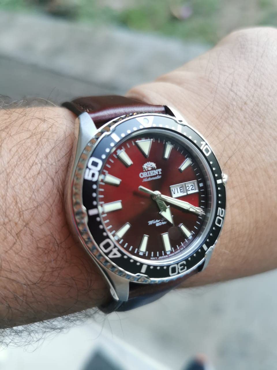 Orient Kamasu/Mako III Men's Automatic Manual Winding Sports Steel or Silicone Divers' Watch with Screw Crown and Sapphire Crystal customer photo 1