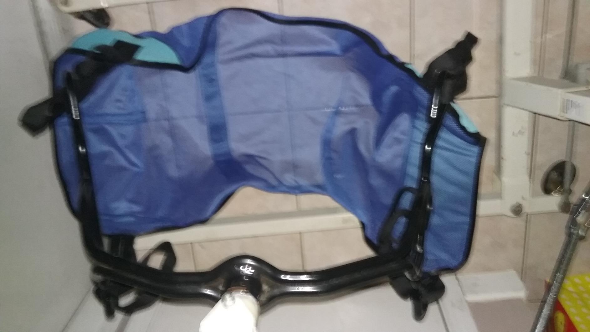 Vive Patient Lift Sling - Mesh Transfer Sling for Showering & Home Use customer photo 1