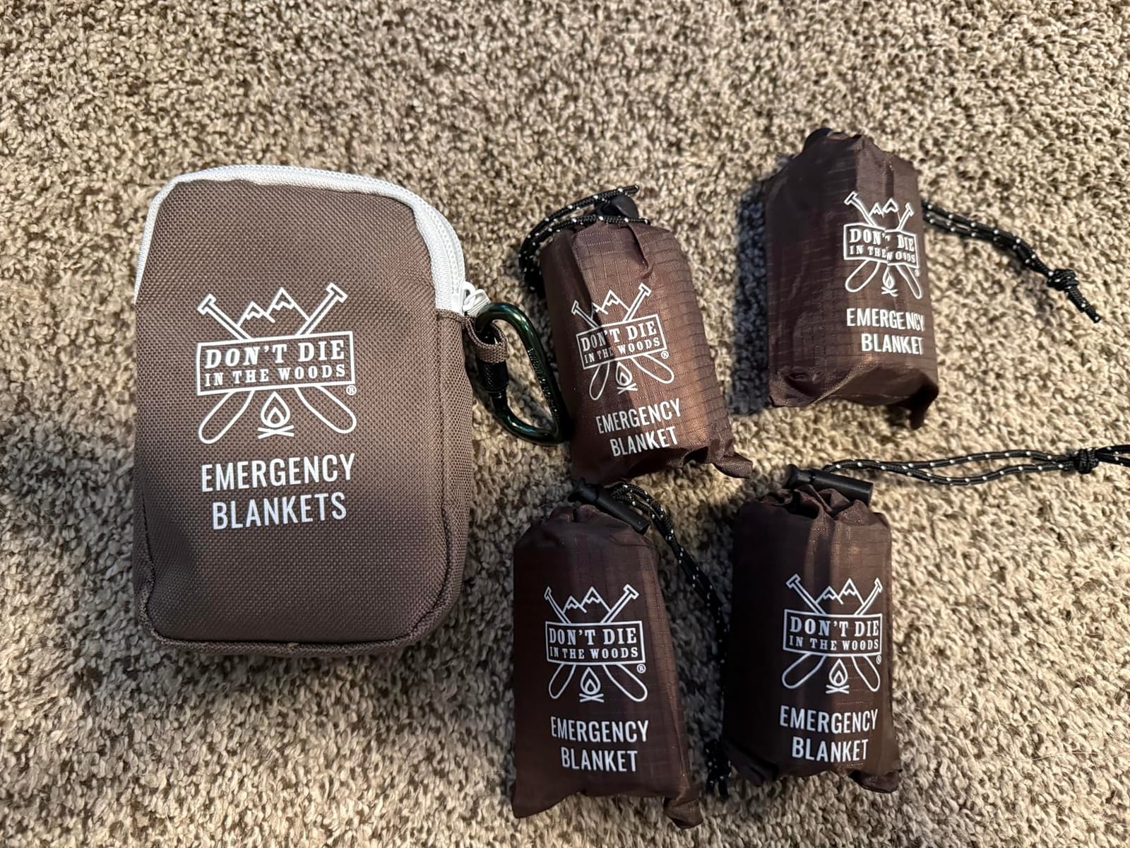Don’t Die in The Woods – Freakin’ Huge Emergency Blankets [Orange] customer photo 1