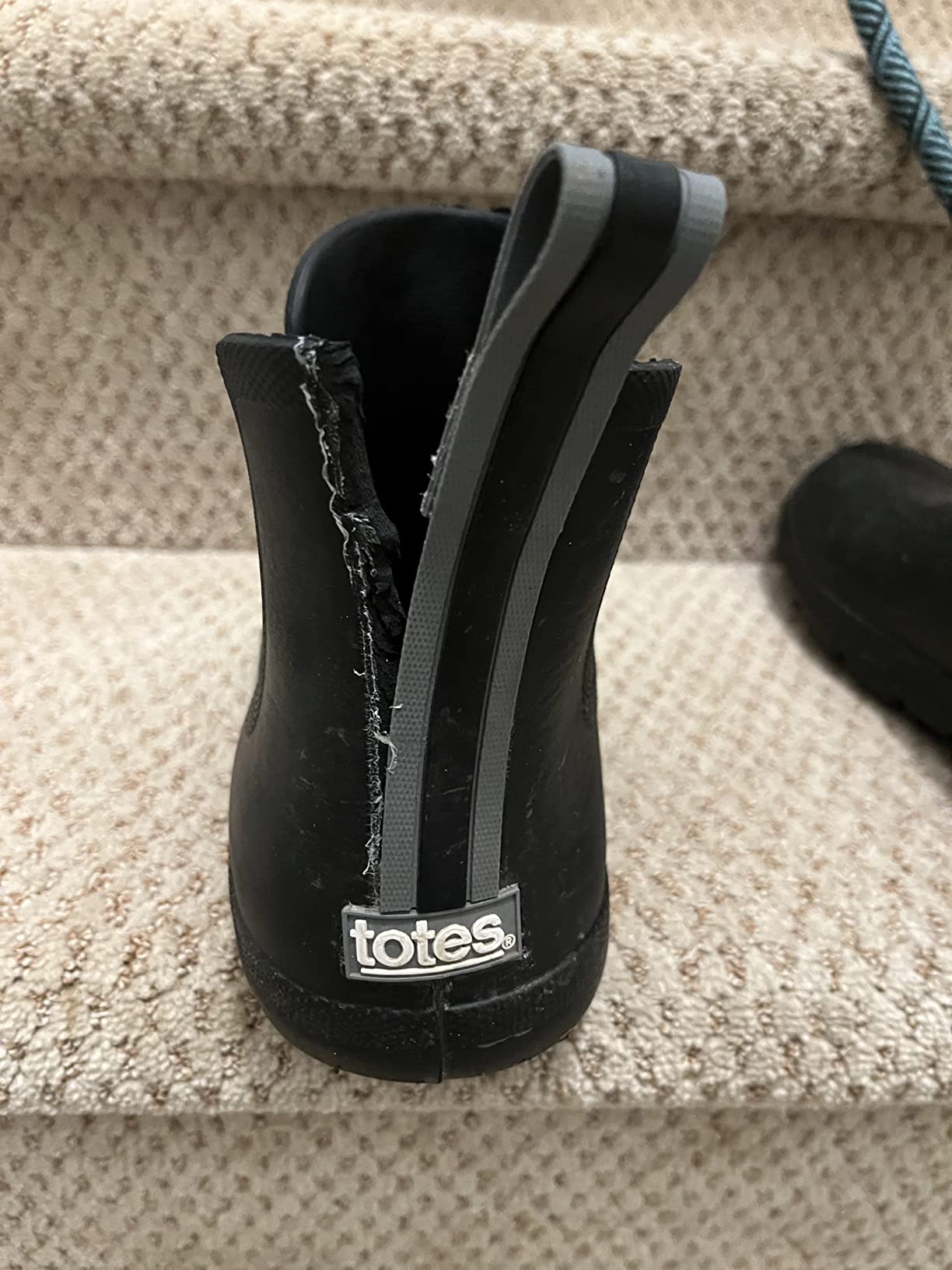 Totes Men's Everywear Chelsea Rain Boots customer photo 2