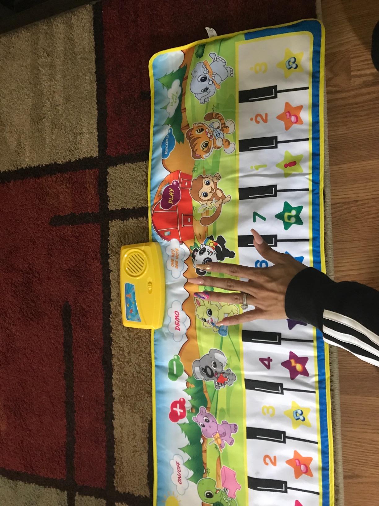 Piano Mat, Musical Mat, Floor Piano, Toddler Toys, Gifts for 1 2 3 Year Old customer photo 2
