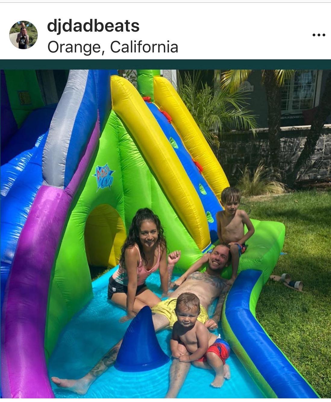 ACTION AIR Inflatable Water Slide, Shark Bounce House with Slide for Wet and Dry, Playground Sets for Kids Backyard, Water Spray & Water Pool, Durable Sewn with Extra Thick Material customer photo 1