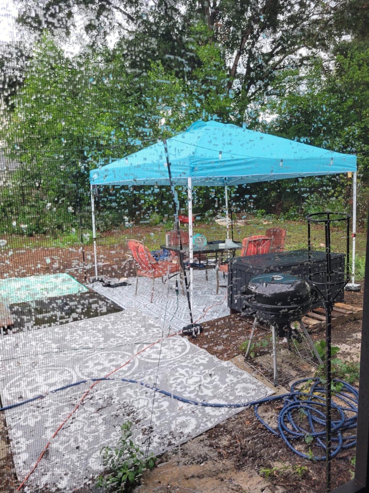 EAGLE PEAK 10x10 Pop Up Canopy Tent Easy Up Canopy Outdoor, Blue customer photo 1