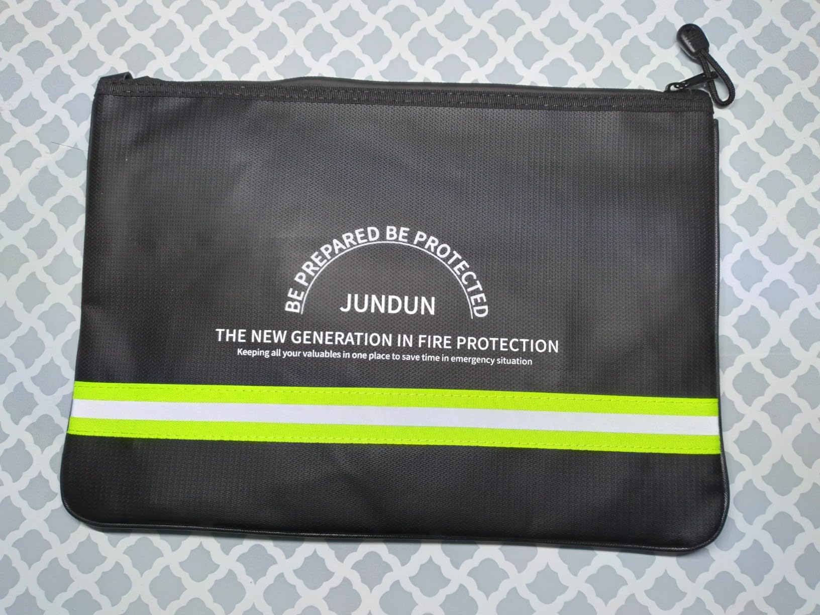 JUNDUN Fireproof Document Bags,14.2”x 10.0”Waterproof Fireproof customer photo 1