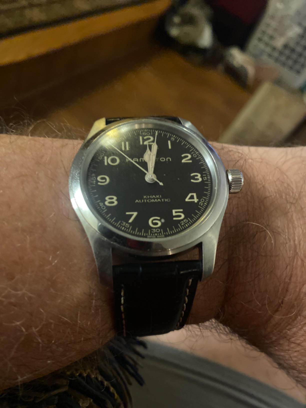 Hamilton Khaki Field Murph Automatic Men's Watch, 42mm Stainless Steel Case customer photo 2