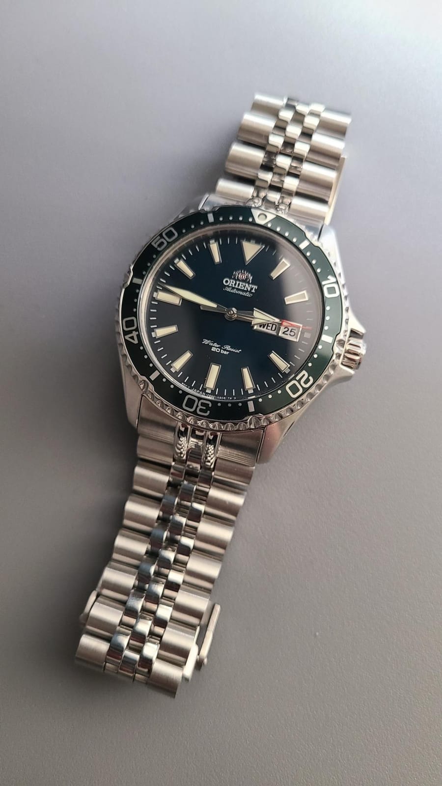 Orient Men's Kamasu Stainless Steel Automatic Diving Watch with Sapphire Crystal customer photo 1