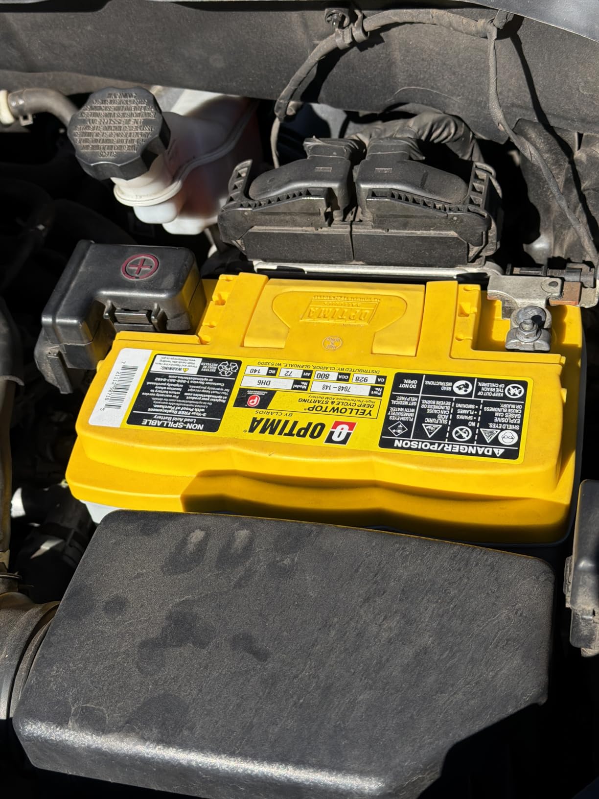 OPTIMA® Batteries High Performance DH6 YELLOWTOP® Dual Purpose Sealed AGM customer photo 1