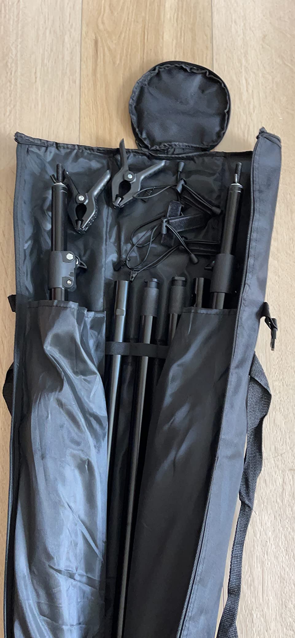 SLOW DOLPHIN Photo Video Studio 12ft (W) x 10ft (H) Heavy Duty Adjustable Photography Backdrop Stand Background Support System Kit with Carry Bag customer photo 1
