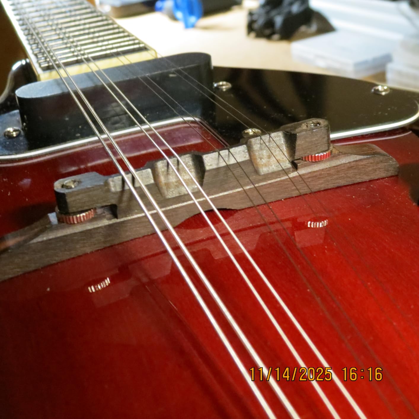 Vangoa Mandolin Musical Instrument A Style Acoustic Electric, 8 Strings Mahogany for Beginner Adults Teens, Red Burst customer photo 2