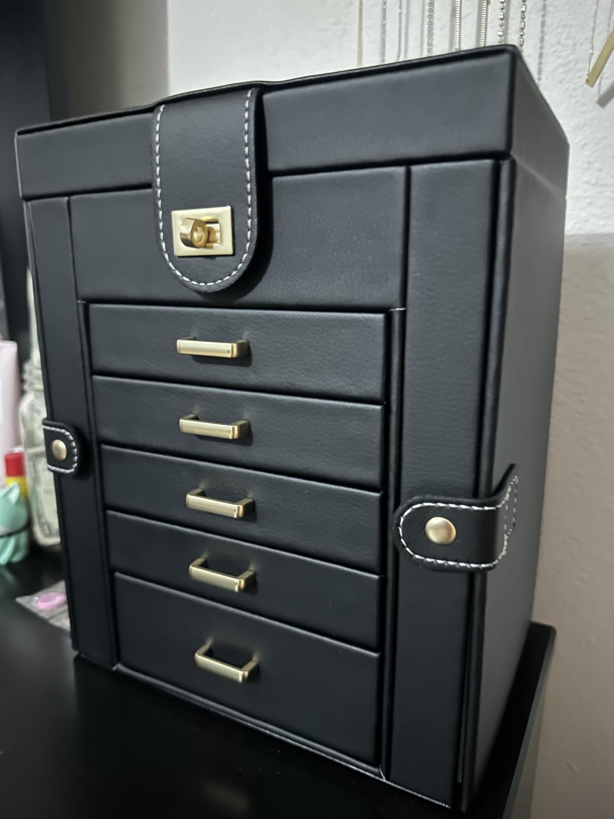 AKOZLIN 6-Tier Jewelry Box Organizer 5 Drawers Jewelry Storage Case customer photo 2