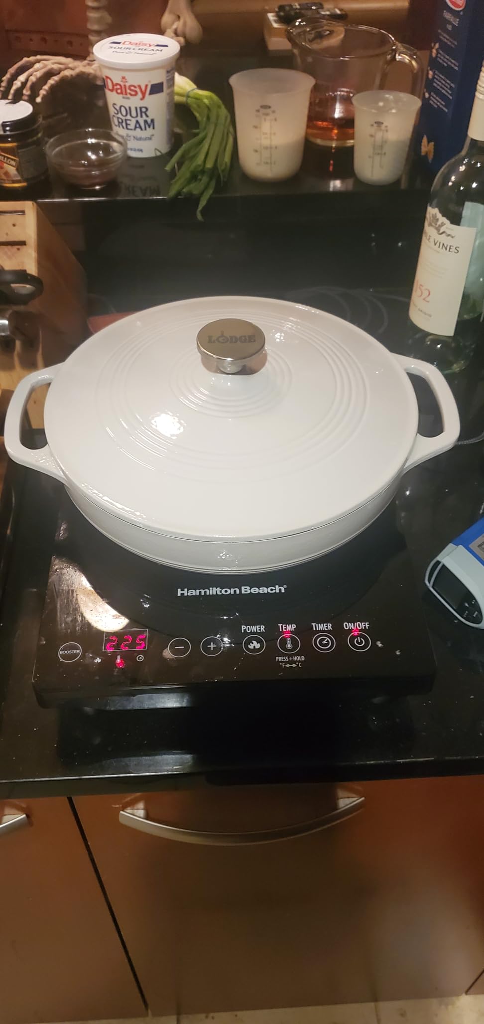 Hamilton Beach Portable Single Induction Cooktop With Fast Heating Mode customer photo 1