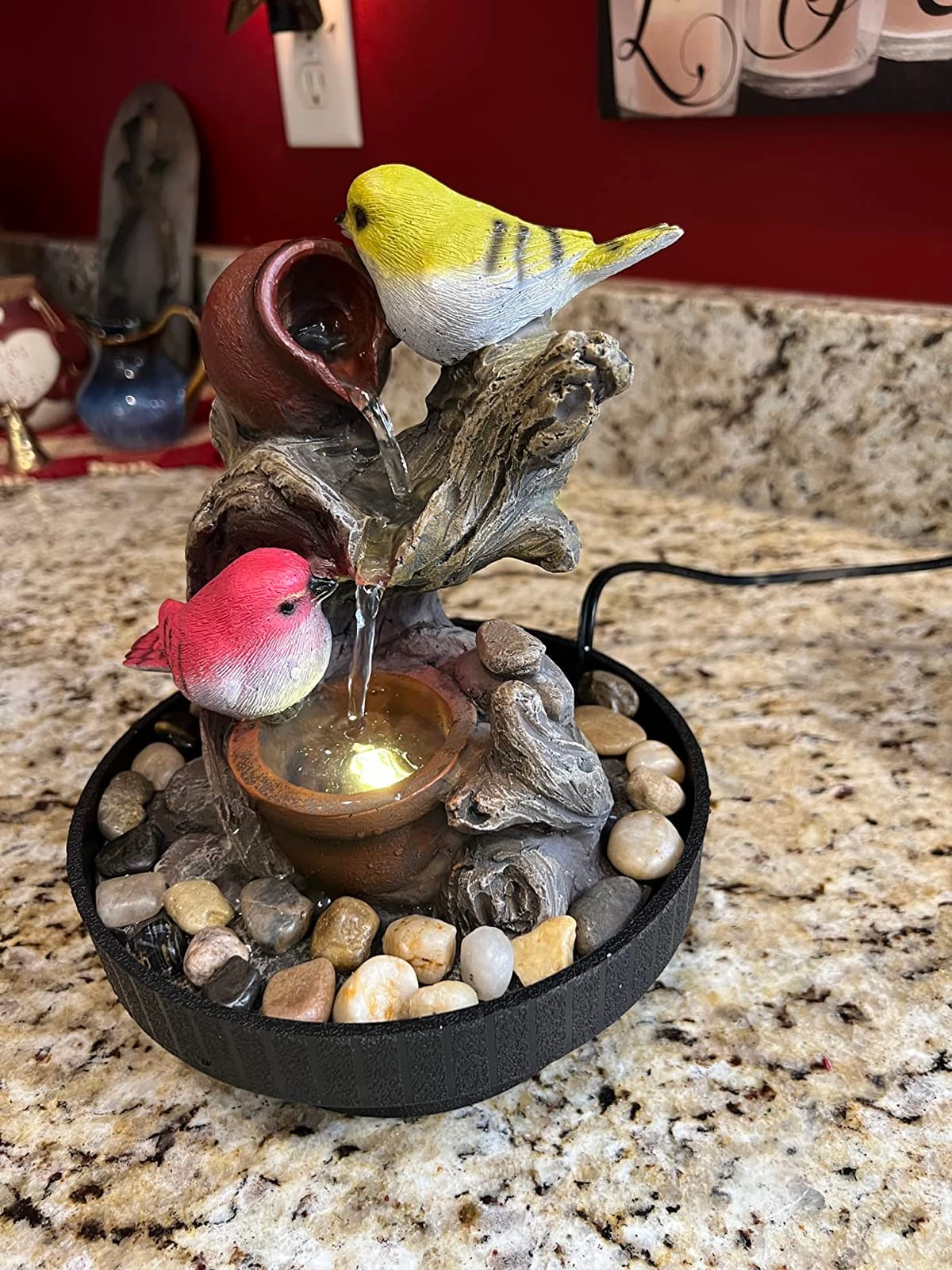 Ferrisland Resin LED Indoor Water Fountains customer photo 1
