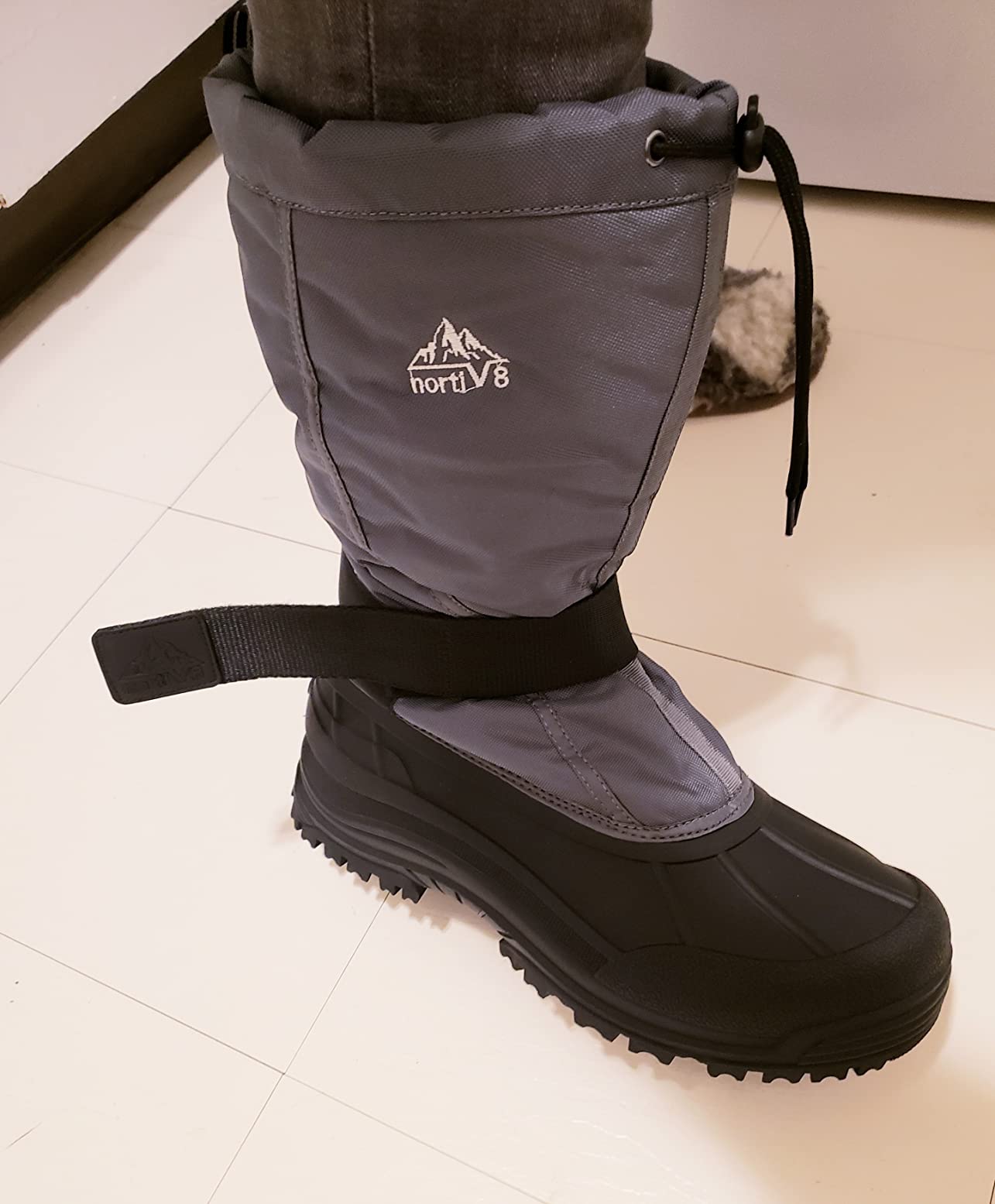 NORTIV 8 Men's Waterproof Winter Snow Boots Insulated customer photo 2