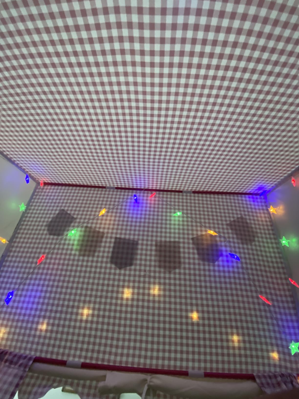 25ft 50 LED Multicolor Star String Lights for Bedroom Decorations, Battery Operated Led Christmas Lights for Apartment Dorm Room Decor(Remote/Timer/Warm White Multicolor Combination) customer photo 2