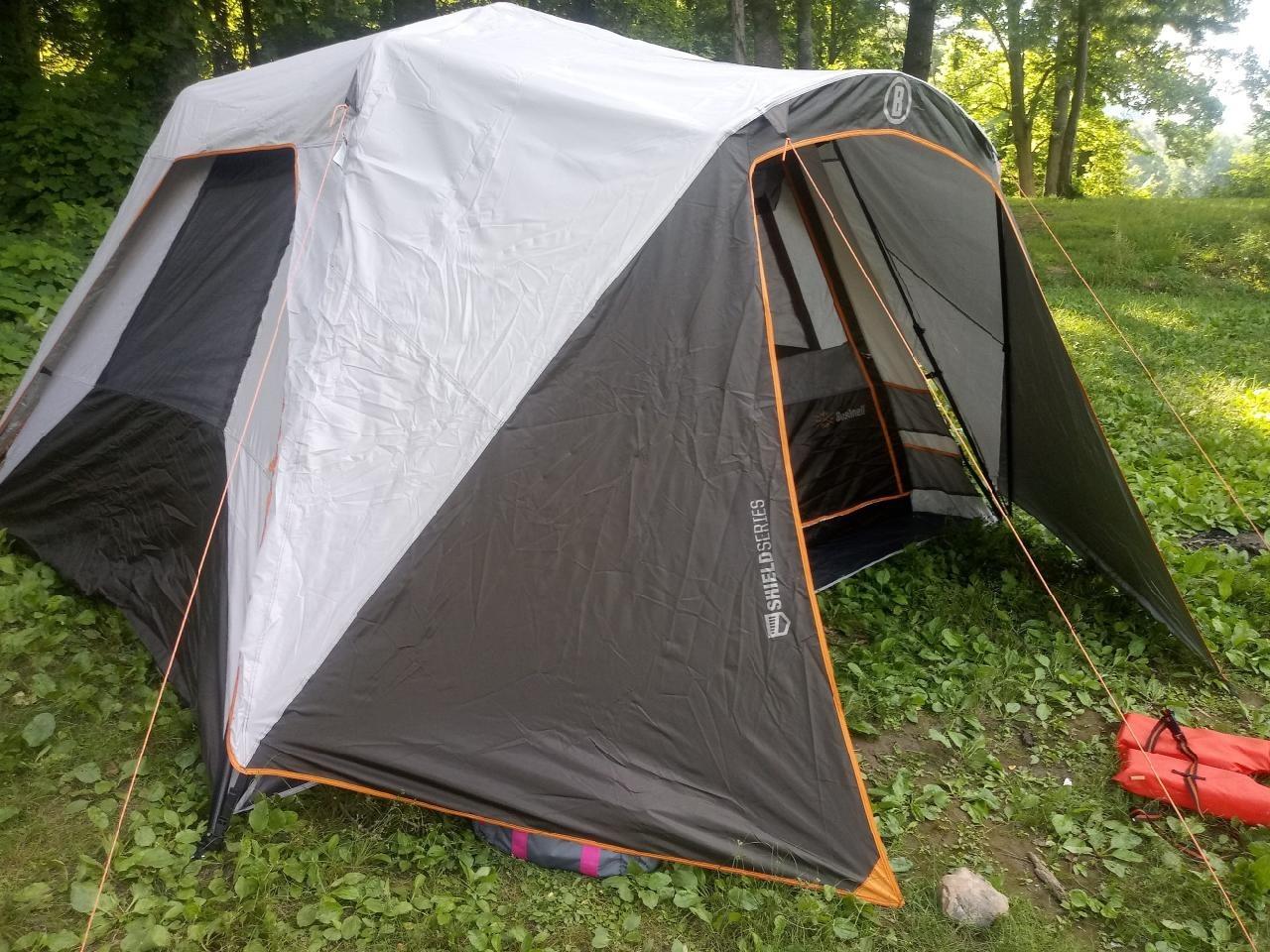 Bushnell Instant Tent | 6 Person / 9 Person Shield Series Instant Tents Cabin Design Perfect for 3 Season Family Camping, Hunting, and Fishing with Fast Setup customer photo 1
