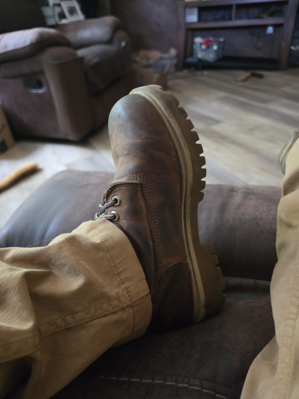 Timberland PRO Mens Direct Attach MaxTRAX Soft Toe SRO Boot customer photo 1