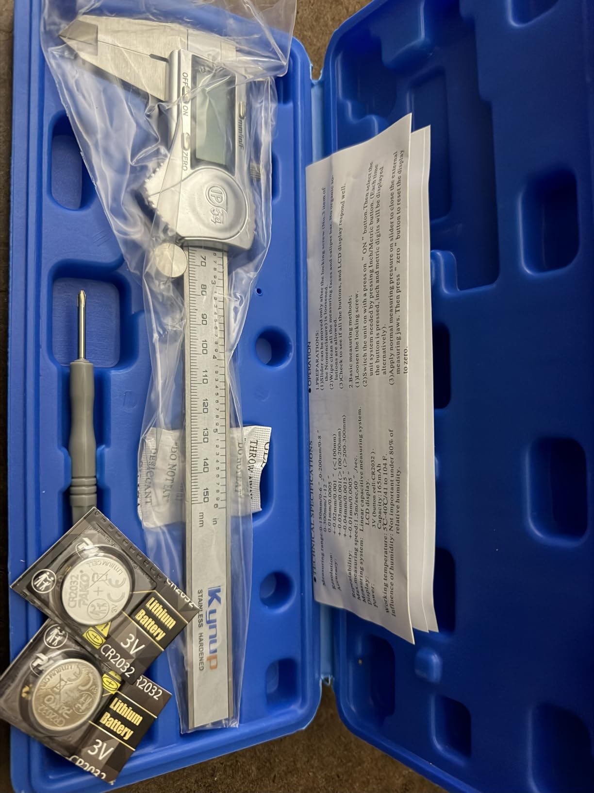 Kynup Digital Caliper, Caliper Measuring Tool, Stainless Steel Micrometer customer photo 2