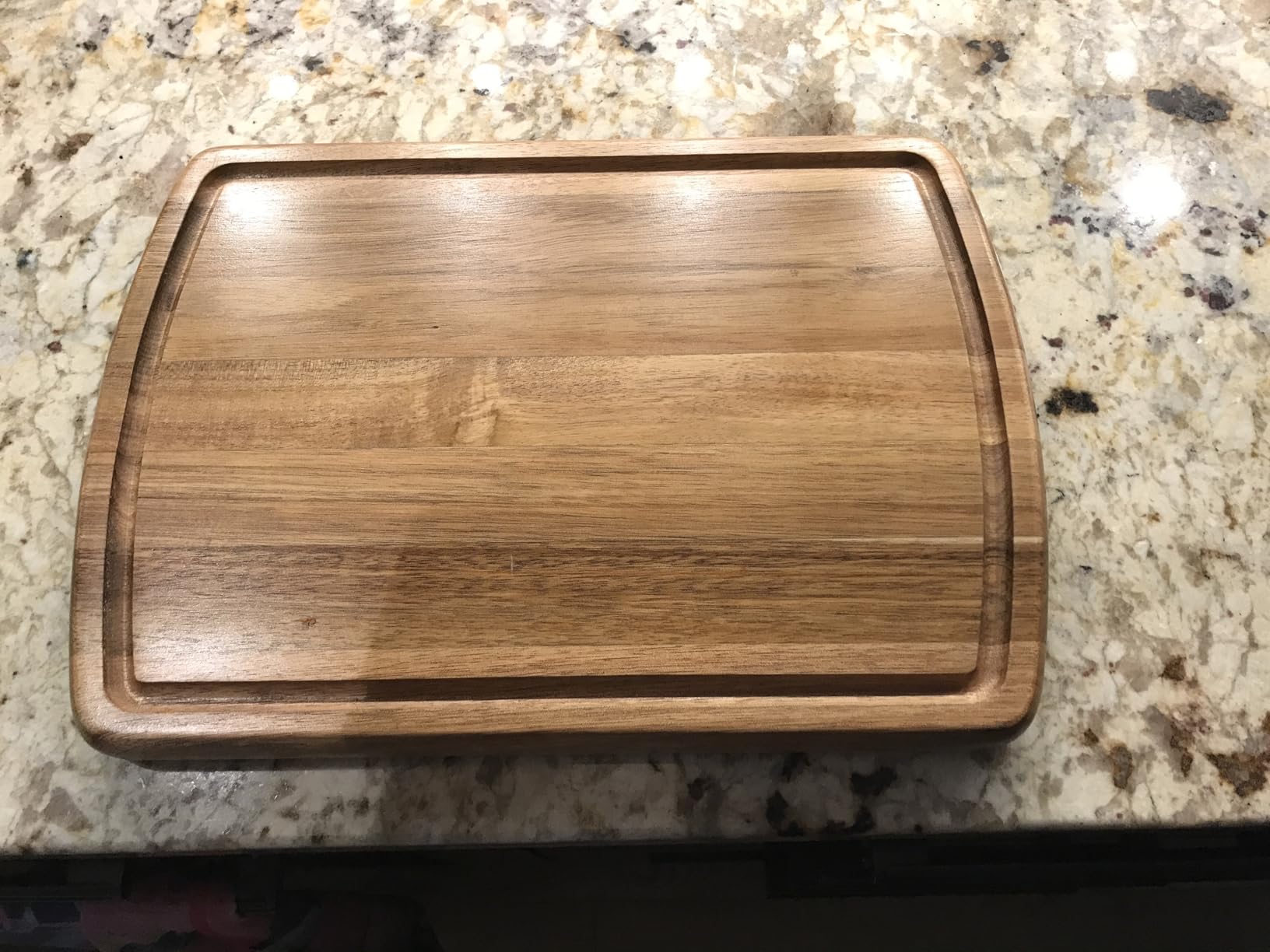Sonder Los Angeles Laurel Teak Wood Cutting Board, Large 18x14x1.25 in customer photo 2