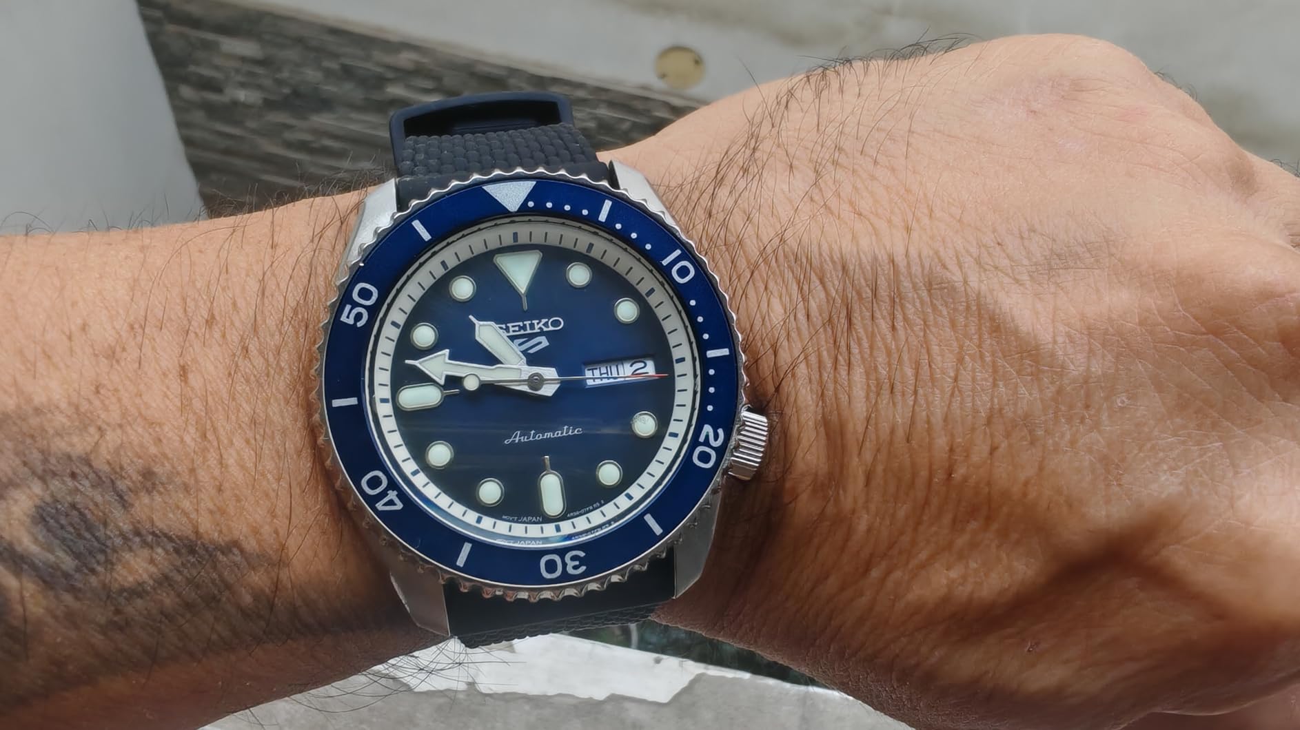 SEIKO Watch for Men - 5 Sports - Automatic customer photo 1