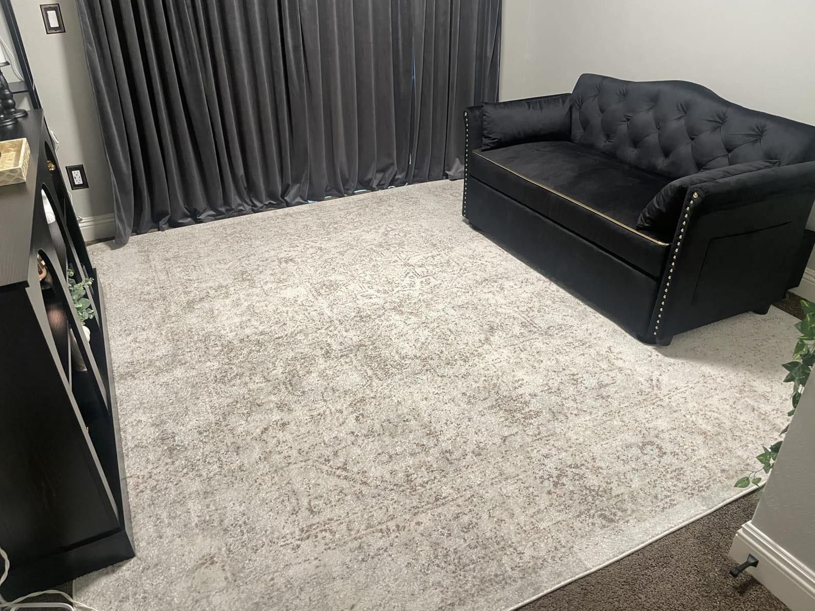 SAFAVIEH Evoke Area Rug 9x12, Large Ivory & Taupe EVK256E customer photo 2