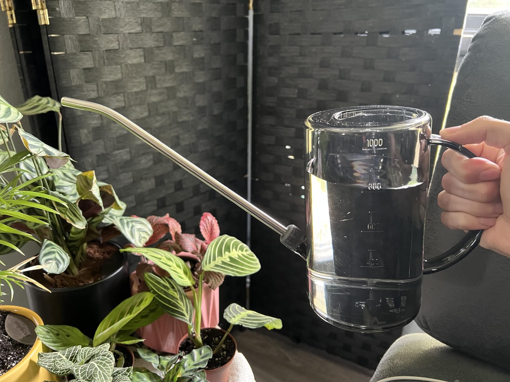 Small Watering Can, Plant Water Can for Indoor Plants, Plant Waterer 1Liter customer photo 2